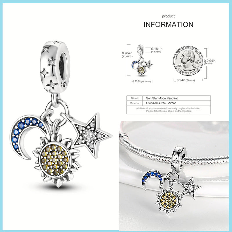 Charm Sol, Luna de noche & Estrella