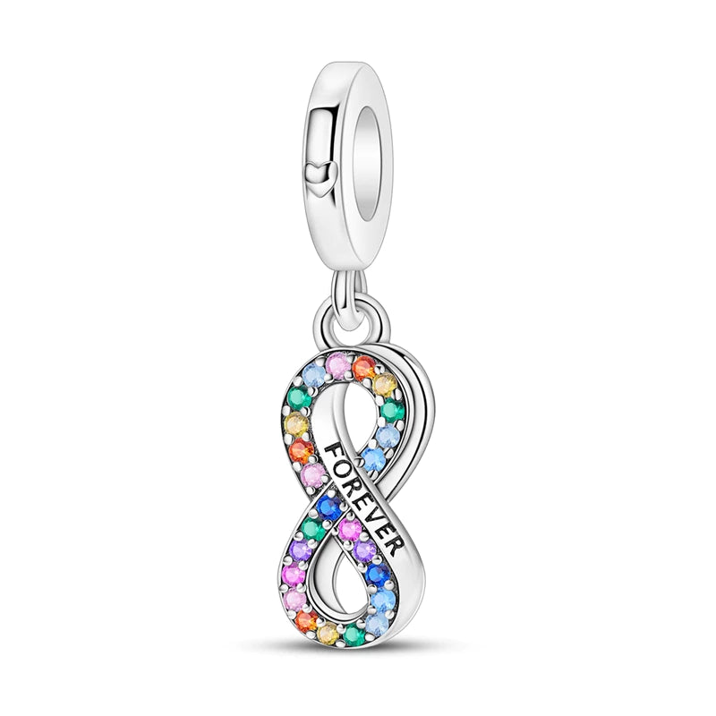 Charm Infinito de Arcoíris "Forever"