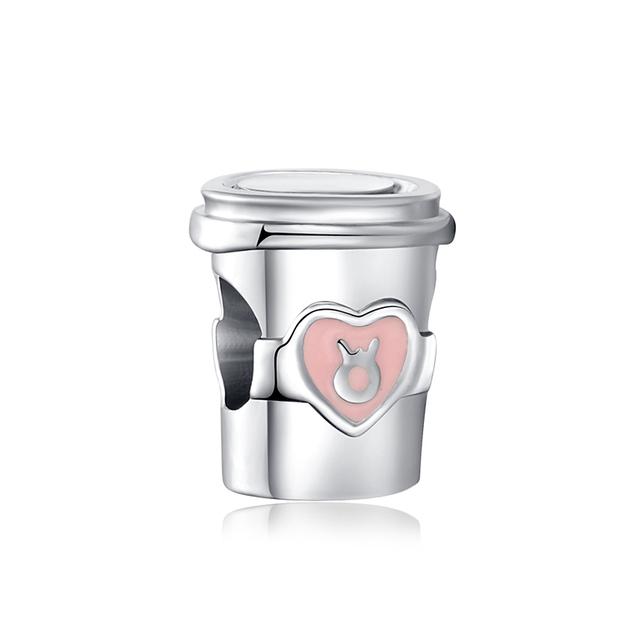 Charm Vaso de Café Rosa