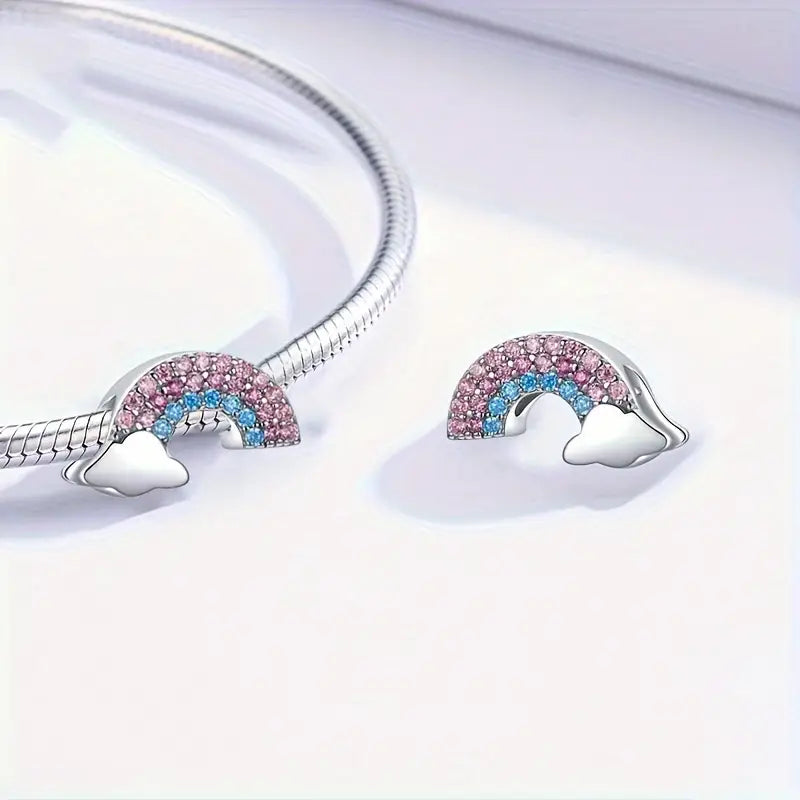 Charm Arcoiris Plateado