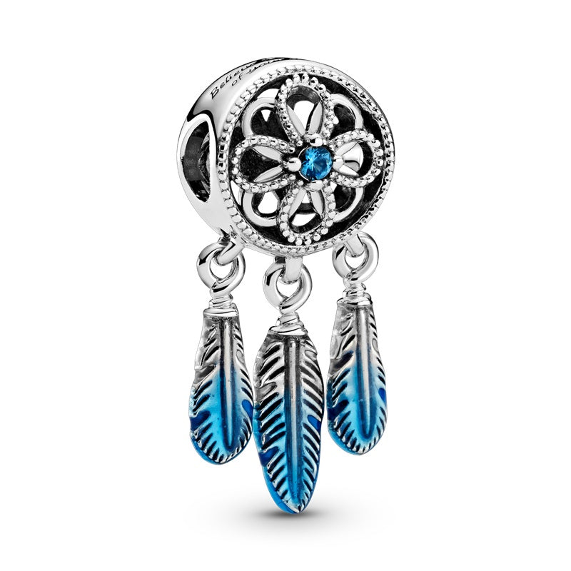 Charm Atrapasueños Azul Diamantado