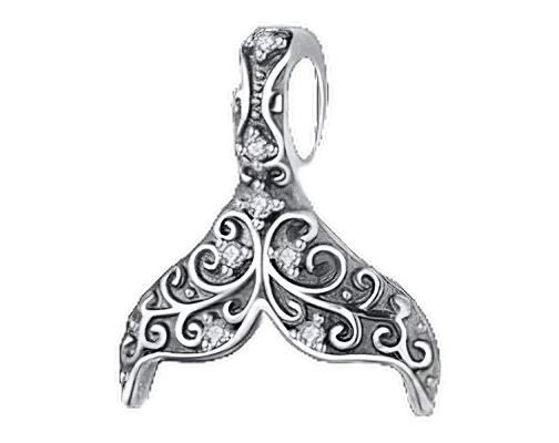 Charm Cola de Sirena Plata