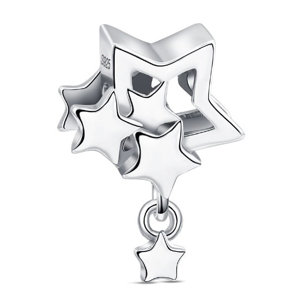 Charm Estrellas Plata