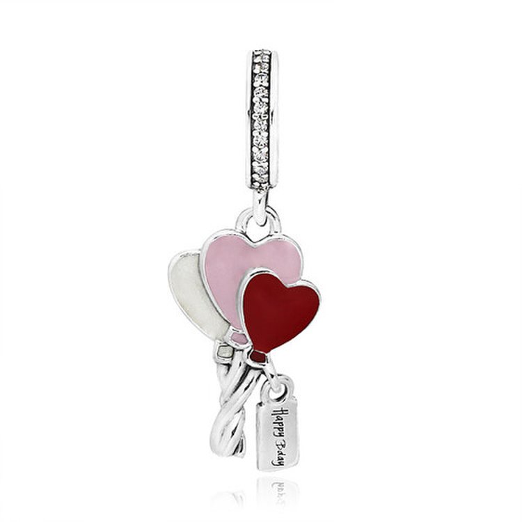 Charm Globos de Corazones