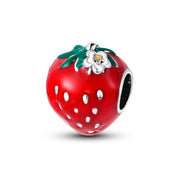 Charm Fresa con Flor