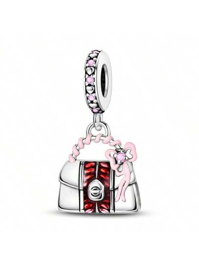 Charm Bolsa Moño Rosa
