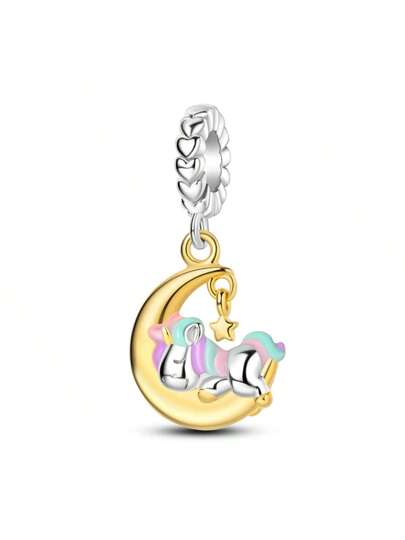 Charm Unicornio Durmiendo en la Luna