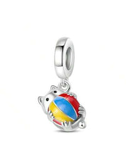 Charm Gato con Pelota de Colores