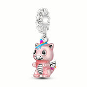 Charm Unicornio Rosa