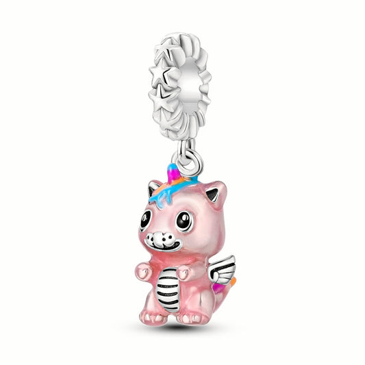 Charm Unicornio Rosa