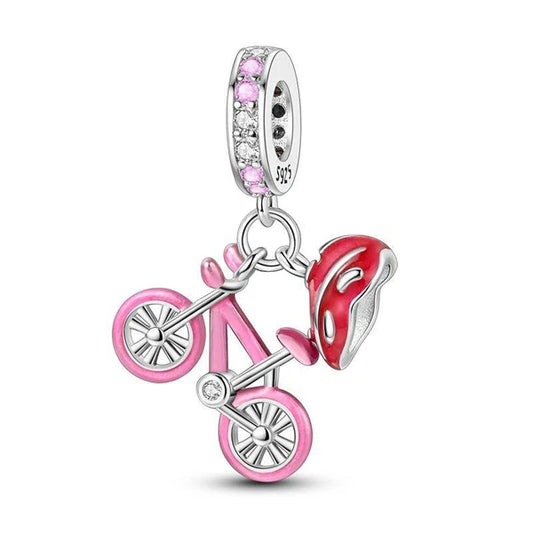 Charm Bicicleta Rosa "D√≠a de Parque"