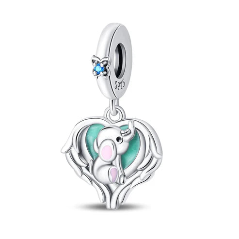 Charm Corazon de Elefante