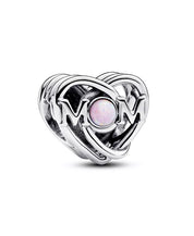Charm Corazón entrelazado Mom