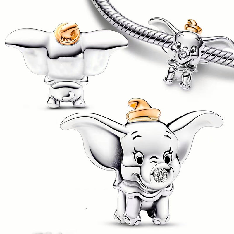 Charm Dumbo Plateado