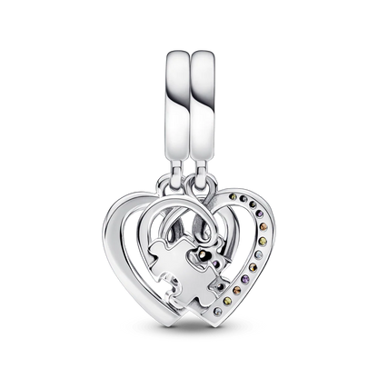 Charm Corazon "True Friends"