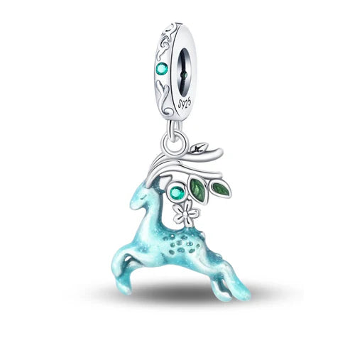 Charm Venado de Bosque Esmeralda