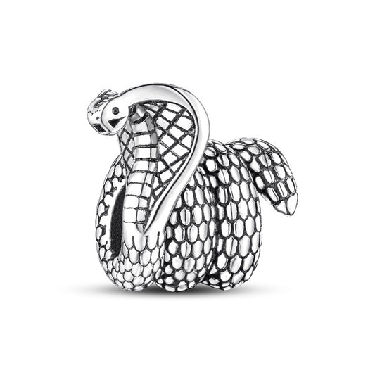 Charm Cobra Plateada