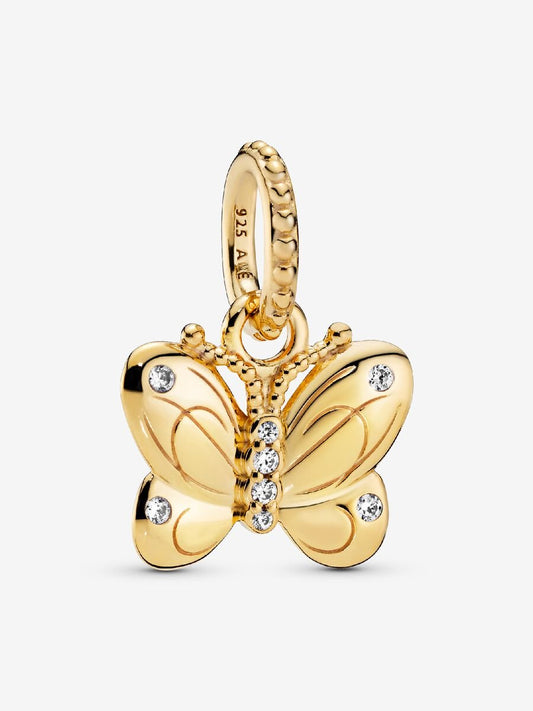 Charm Colgante Mariposa Dorada