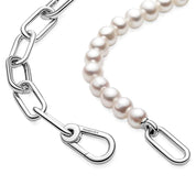 Collar con Perlas y Eslabones