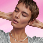 Collar con Perlas y Eslabones