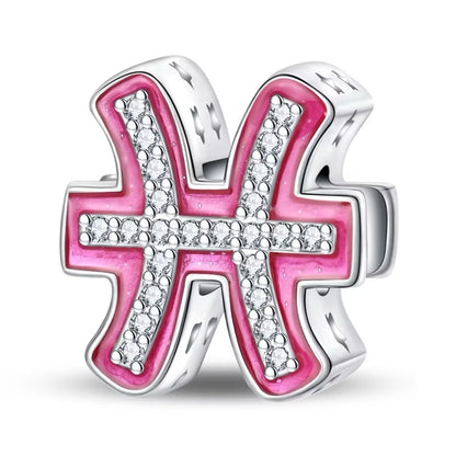Charm Hor√≥scopo Rosa Diamantado
