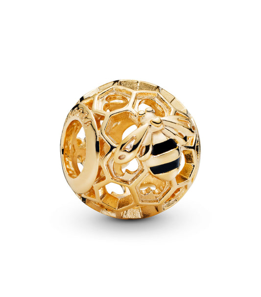 Charm Colmena Dorada con Dulce Abeja