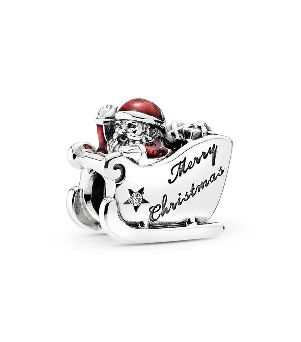 Charm Trineo de Santa Clous "Merry Christmas"