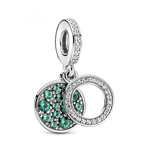 Charm Gemas Verdes y Diamantes