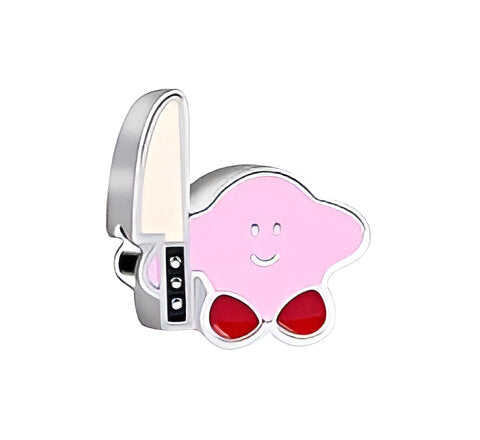 Charm Kirbi con Cuchillo