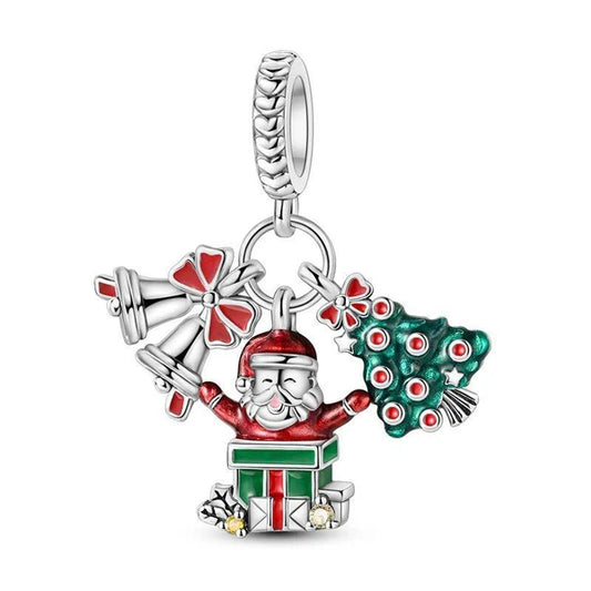 Charm Campanas, Santa Claus y Arbol de Navidad