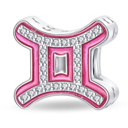Charm Hor√≥scopo Rosa Diamantado