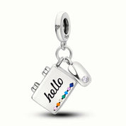 Charm Laptop & Mouse “Hello”