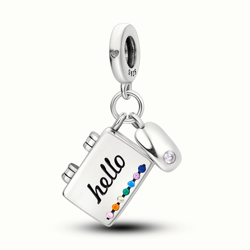 Charm Laptop & Mouse “Hello”