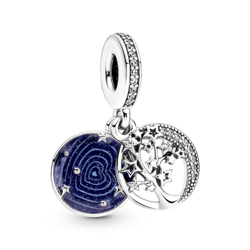 Charm Arbol Estrellado Azul