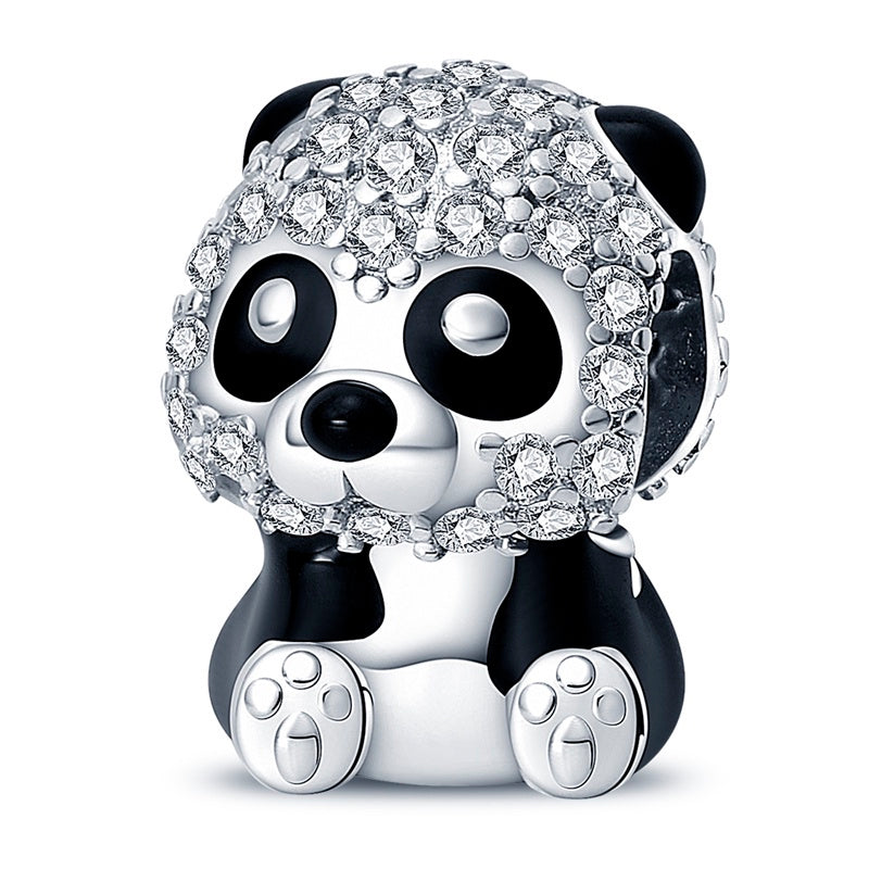 Charm Oso Panda Brillante