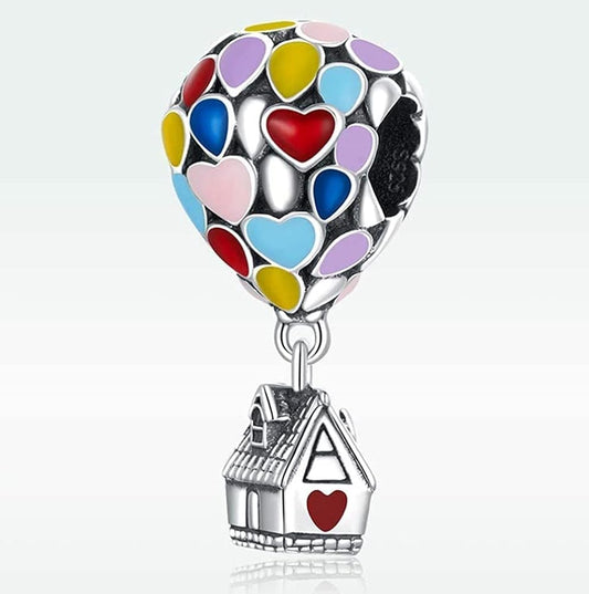 Charm Casa con Globo Colorido