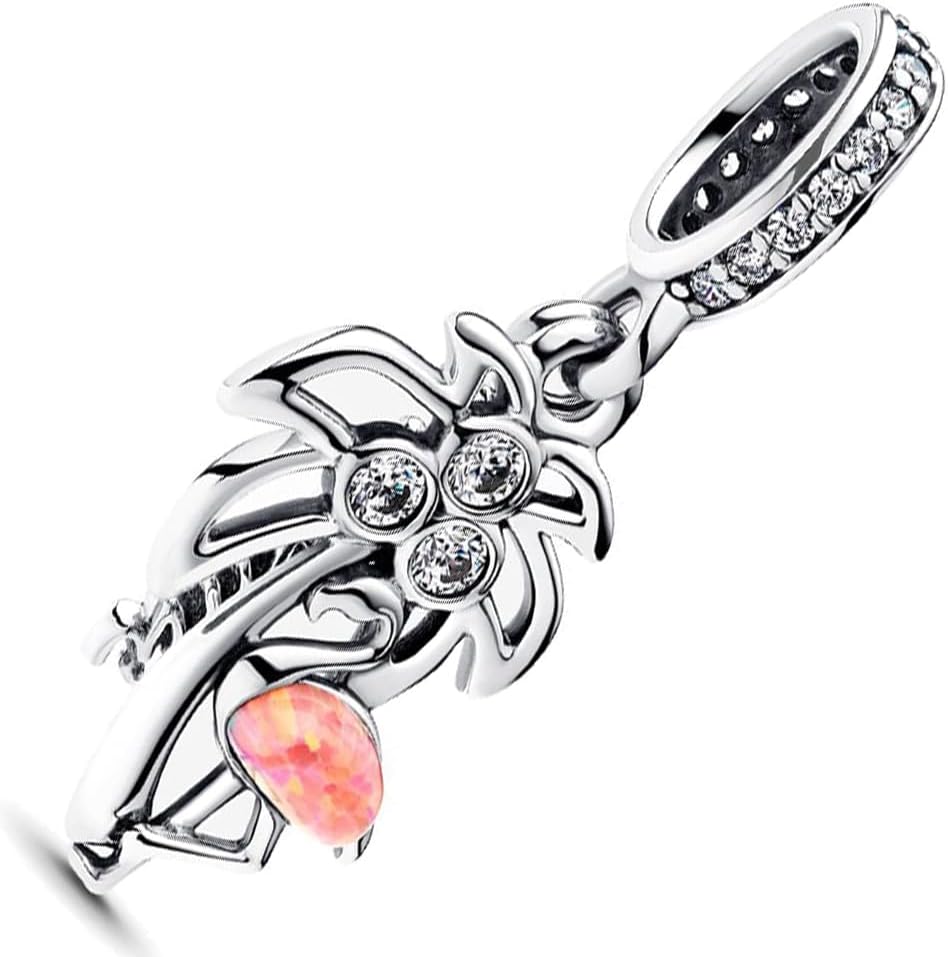 Charm Flamingo y Palmera