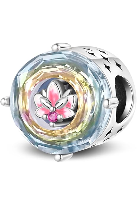 Charm Flor de Loto de Cristal