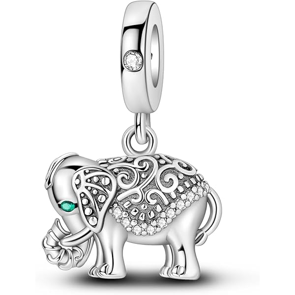 Charm Elefante Diamantado