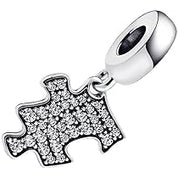 Charm Pieza de Rompecabezas Diamantada