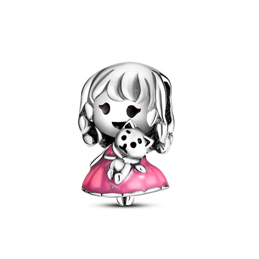 Charm Ni√±a Vestido Rosa