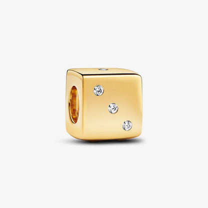 Charm Dados de la Suerte Brillantes