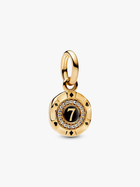 Charm colgante Ficha de la suerte