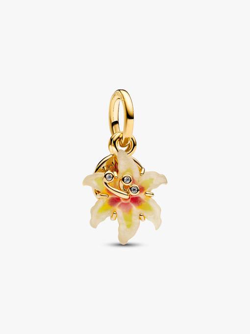 Charm Flor de gota de sol enredada