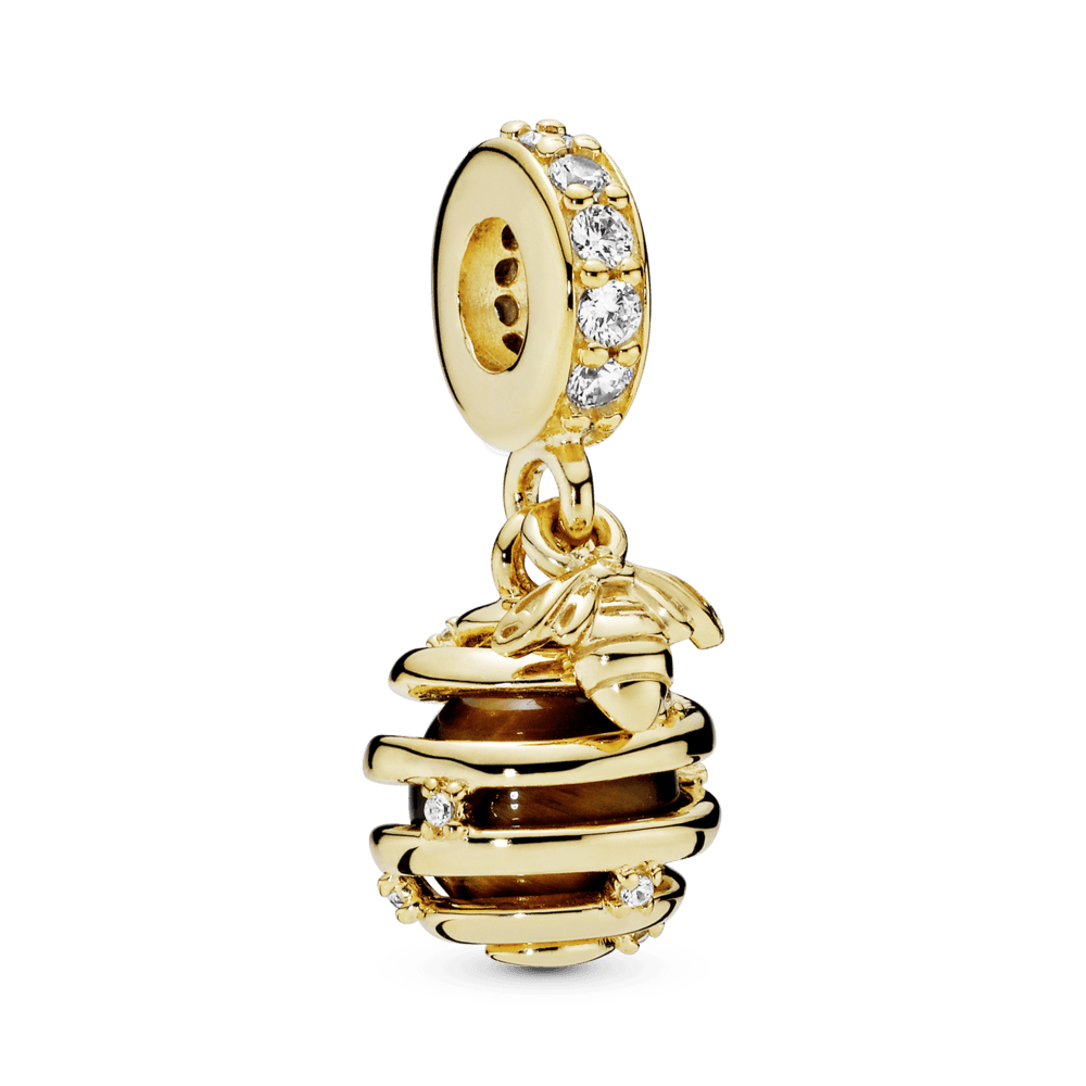 Charm Abeja con Panal de Miel