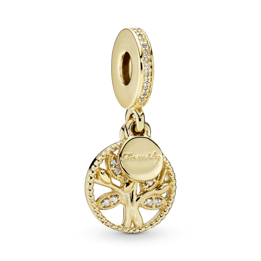 Charm √Årbol Dorado "Familia"