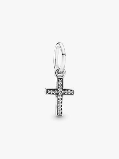 Charm Colgante Cruz Resplandeciente