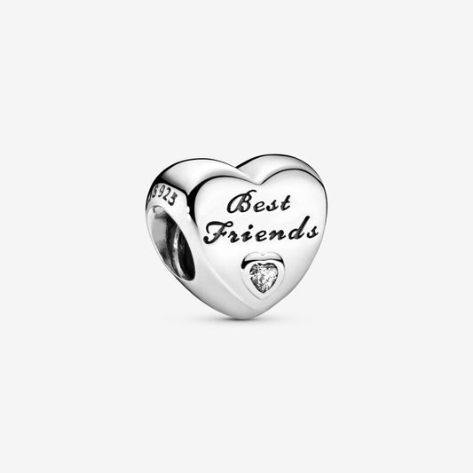 Charm Corazon "Best Friends"