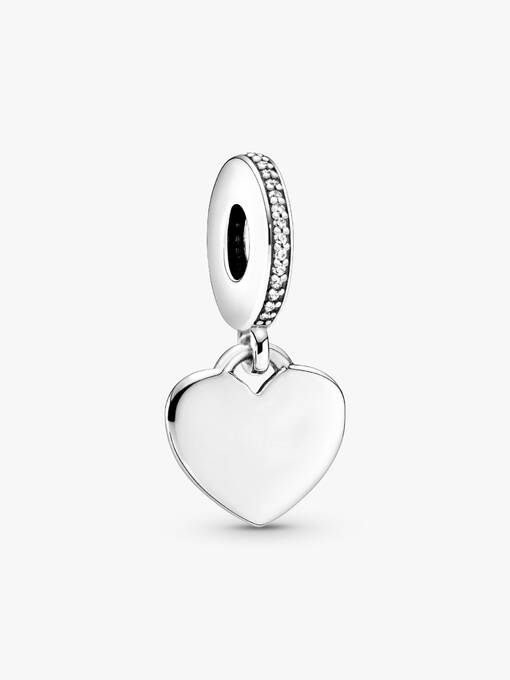 Charm Colgante Corazón Moments en plateado