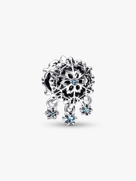 Charm Gota de copo de nieve helada